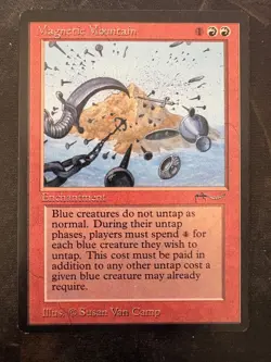 *** ARABIAN NIGHTS Magnetic Mountain *** NM-Mint Beauty! - MtG Magic - Image 1