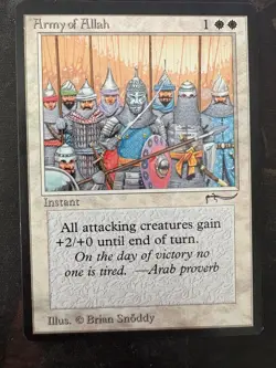 *** ARABIAN NIGHTS Army of Allah *** NM-Mint Beauty! - MtG Magic - Image 1