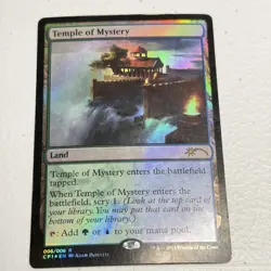 Temple of Mystery MTG Magic 2015 Clash Pack - LP - rare - FOIL - Image 1