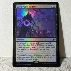 ZERO POINT BALLAD EDGE OF ETERNITIES MAGIC: THE GATHERING FOIL 128 RARE LP - Image 1