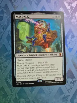 M.O.D.O.K. 106 Mythic Marvel Super Heroes Magic: The Gathering Near Mint - Image 1
