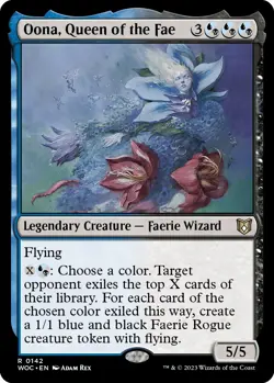 NM - Oona, Queen of the Fae [WOC - 142] Commander: Wilds of Eldraine - Image 1