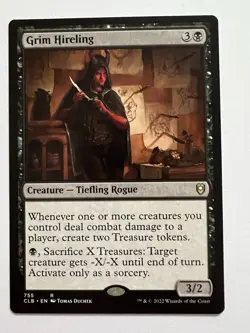 Grim Hireling NM Commander Legends: Battle for Baldur's Gate MTG - Image 1