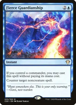 1x Fierce Guardianship - Commander 2020 - NM - MTG - Image 1