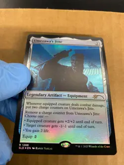 MTG 1x FOIL Umezawa's Jitte # 1288 Secret Lair Drop Magic the Gathering x1 NM - Image 3