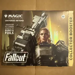 Magic The Gathering MTG Universes Beyond Fallout Collector Booster Pack Sealed - Image 1