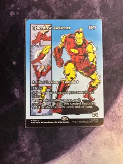 Mtg Cyberdrive Awakener BORDERLESS - Marvel Universe EternalLegal + Bonus Foils - Image 2