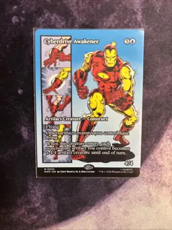 Mtg Cyberdrive Awakener BORDERLESS - Marvel Universe EternalLegal + Bonus Foils - Image 3
