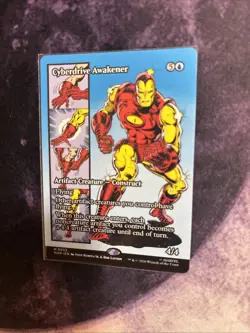 Mtg Cyberdrive Awakener BORDERLESS - Marvel Universe EternalLegal + Bonus Foils - Image 5