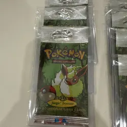 Pokemon Jungle Booster Packs Fossil and Base Set 2 Booster Packs Factory Sealed - Image 2
