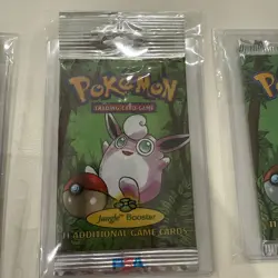 Pokemon Jungle Booster Packs Fossil and Base Set 2 Booster Packs Factory Sealed - Image 5