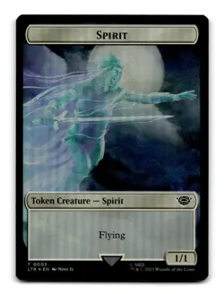 Spirit // Food (0010) Token 3 // 10 Universes Beyond: LOTR MTG Foil NM/M A11-9 - Image 1