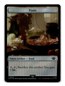 Spirit // Food (0010) Token 3 // 10 Universes Beyond: LOTR MTG Foil NM/M A11-9 - Image 2