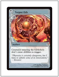 Torpor Orb, Future Sight Mystery Booster 2, Magic MTG NM - Image 1
