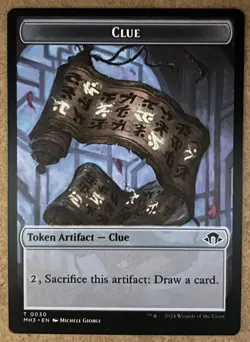 Clue Token Energy Reserve Token - Modern Horizons 3 - NM MTG - Image 1