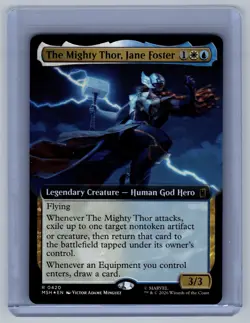 The Mighty Thor, Jane Foster (Extended Art) Marvel Super Heroes Foil - Image 1