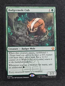 MTG: Avatar - The Last Airbender - Badgermole Cub - Image 1