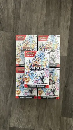 Pokemon TCG Prismatic Evolutions Booster Bundle x5 | New Factory Sealed - Image 1