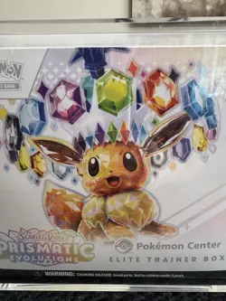 Pokemon Center Elite Trainer Box ETB Prismatic Evolutions with Acrylic Case - Image 2