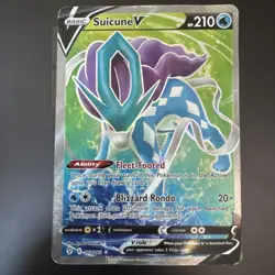 2021 Pokemon SWSH Evolving Skies Suicune V #173/203 - Image 1