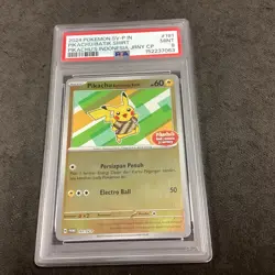 Pokemon Pikachu Batik 191/SV-P Indonesia Journey RARE Green Promo PSA 9📈🔥 - Image 1