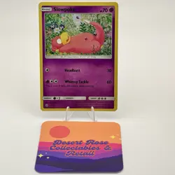 Pokemon TCG Slowpoke 5/12 Confetti Holo McDonald's Promo 2018 Moderately Played - Image 1