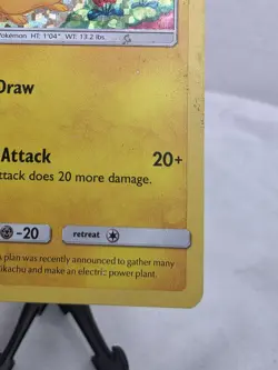 Pokemon Pikachu TCG 4/12 McDonald's 2018 Promo Holo Card - Image 4