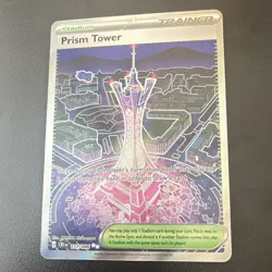 Prism Tower 111/086 CRIM Uncommon Reverse Holo ENG Pokemon TCG - Image 1