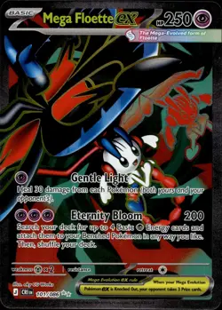 Mega Floette ex 101/086 Ultra Rare Chaos Rising Pokemon Holo NM/M - Image 1