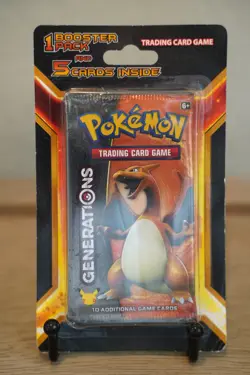 Pokemon GENERATIONS Booster Blister Pack 2016 NEW Factory Sealed CHARIZARD ART - Image 1