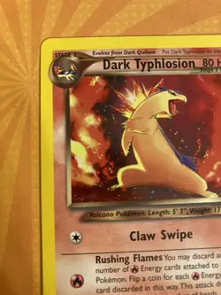 Pokemon TCG Dark Typhlosion Neo Destiny 10/105 Holo Rare Unlimited MP - Image 3