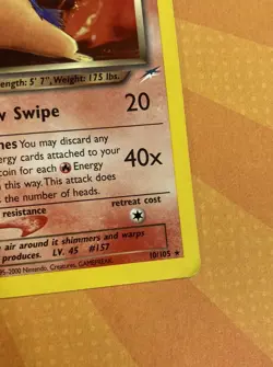 Pokemon TCG Dark Typhlosion Neo Destiny 10/105 Holo Rare Unlimited MP - Image 4