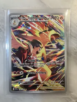 Pokemon TCG Ethan's Typhlosion Holo Card Sv10: Destined Rivals 190/182 - Image 1