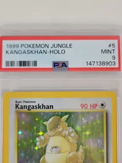 1999 Pokemon Jungle Kangaskhan - Holo #5 PSA 9 MINT - Image 2