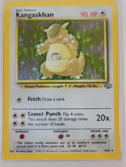 1999 Pokemon Jungle Kangaskhan - Holo #5 PSA 9 MINT - Image 3