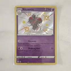 Alcremie 110 HP SV058/SV122 Shining Fates Shiny Vault Shiny Holo Rare EN - Image 1