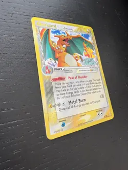 Pokemon TCG Charizard Delta Species #4/100 Crystal Guardians Reverse Holo Stamp - Image 3