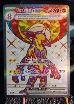 Pokemon Toxtricity ex 227/182 Ultra Rare Holo Paradox Rift Pokemon - Image 1