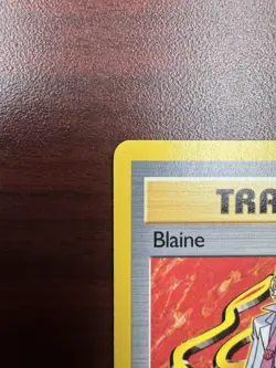 1st Edition Blaine (NM-) 100/132 Non-Holo Rare Trainer Gym Challenge Pokemon TCG - Image 3