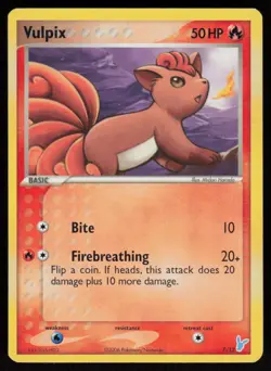 Vulpix 72/106 Common Emerald Pokemon LP - Image 1