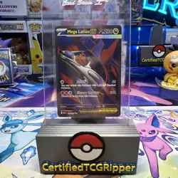 Pokemon Mega Evolution Mega Latios ex Full Art #163 Near Mint-In hand - English - Image 2