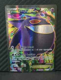 Pokemon Gengar EX (114/119 Full Art) XY-Phantom Forces LP - Image 1