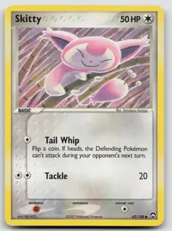 Skitty 62/108 Power Keepers Tomokazu Komiya Pokemon MP C874 - Image 1
