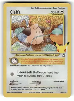 Cleffa NM 20/111 Celebrations: Classic Collection Pokemon Classic Collection - Image 1