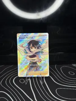 Zinnia's Resolve 203/203 Ultra Rare Evolving Skies Pokemon Holo Near Mint - Image 1