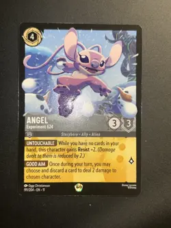 Disney Lorcana Angel-Experiment 624 191/204 The First Chapter Rare Foil EN - Image 2