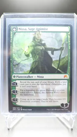 Nissa, Vastwood Seer / Nissa, Sage Animist 189/272 MTG: Magic Origins - Image 2