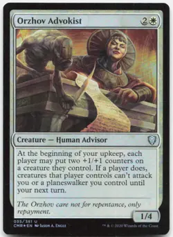 Orzhov Advokist 35 Uncommon Commander Legends Magic: The Gathering Foil NM - Image 1