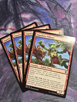 x4 Impulsive Pilferer C MTG Commander Legends M/NM, English - Image 1