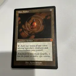 Mox Amber Retro Frame #35 the Brothers' War Magic The Gathering MTG Near Mint - Image 1